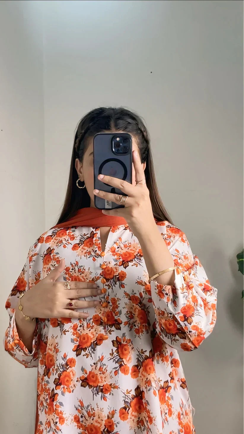 WHITE BLOOM 2 PC
